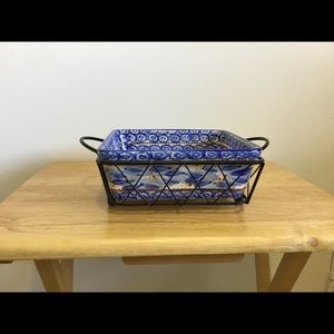 SOLD Temptations Casserole Dish w/ Trivet.